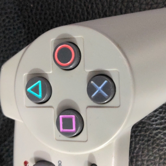 Mad Catz PS1 Gaming Controller Gray PlayStation One CN 3596 Tested working - Picture 3 of 6